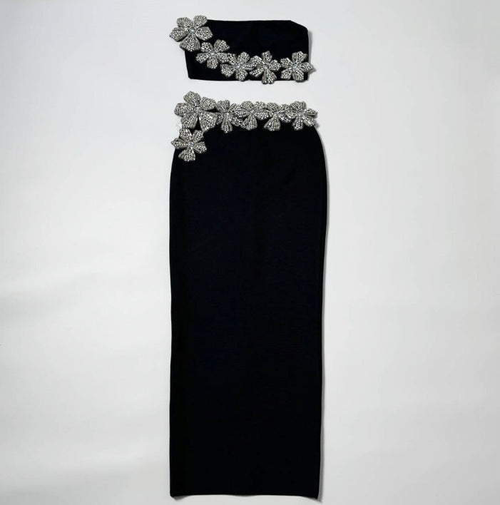 Flower RhinestOne Set - vevewholesale