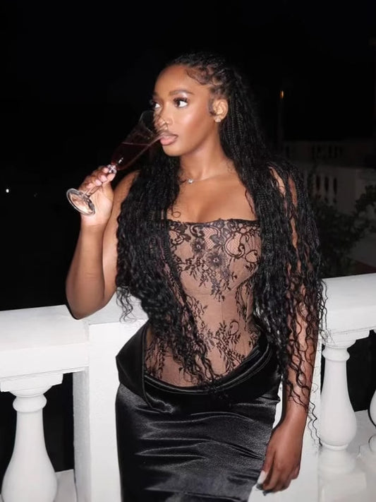 Lace Maxi Dress - vevewholesale