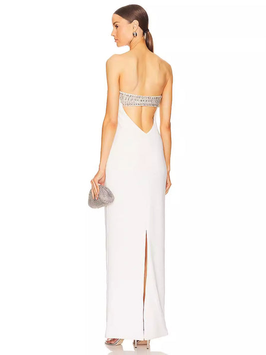 Diamond Strapless Maxi Dress - vevewholesale