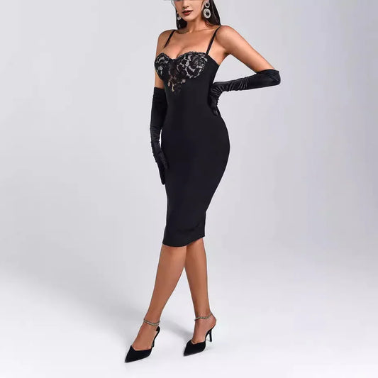 Lace Mini Dress- 96cm Long - vevewholesale