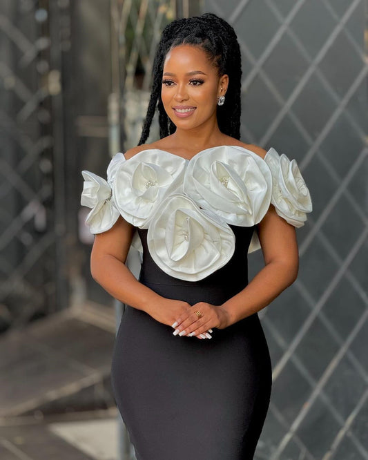 White flower bandage - white - vevewholesale