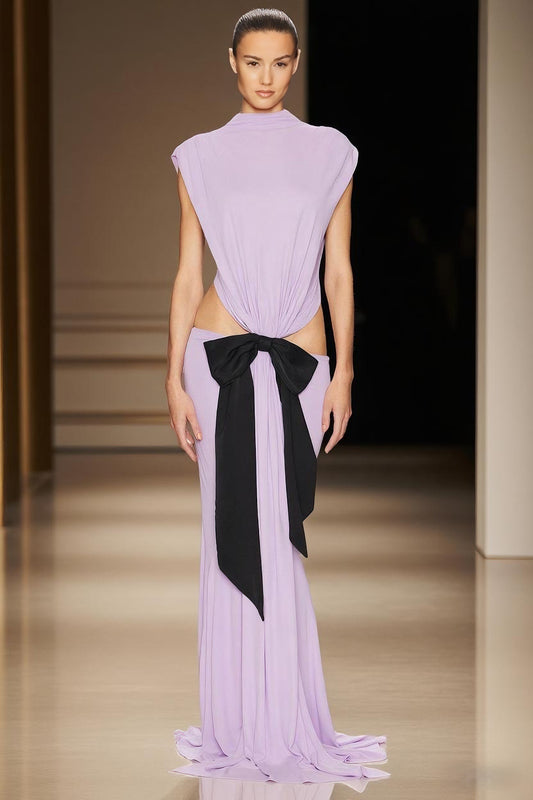 Sleeveless Fishtail Maxi Dress - vevewholesale