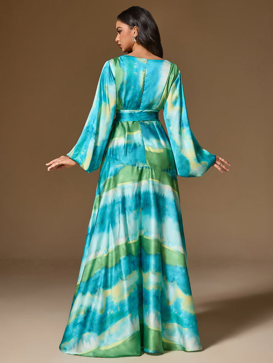 Printed Maxi Vacation Dress
