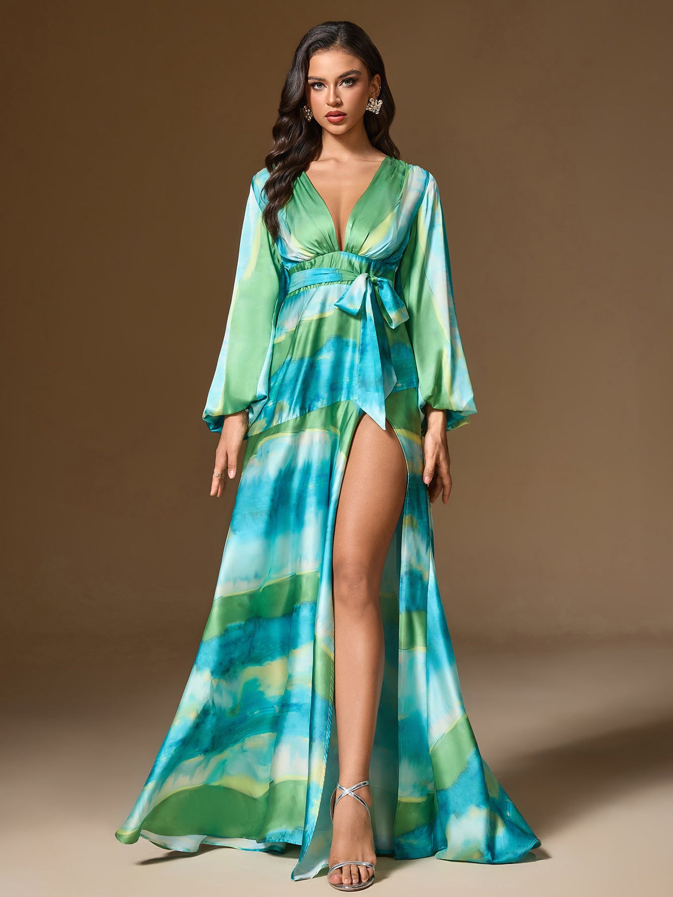 Printed Maxi Vacation Dress