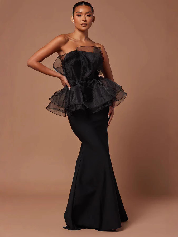 Strapless Maxi Dress - vevewholesale