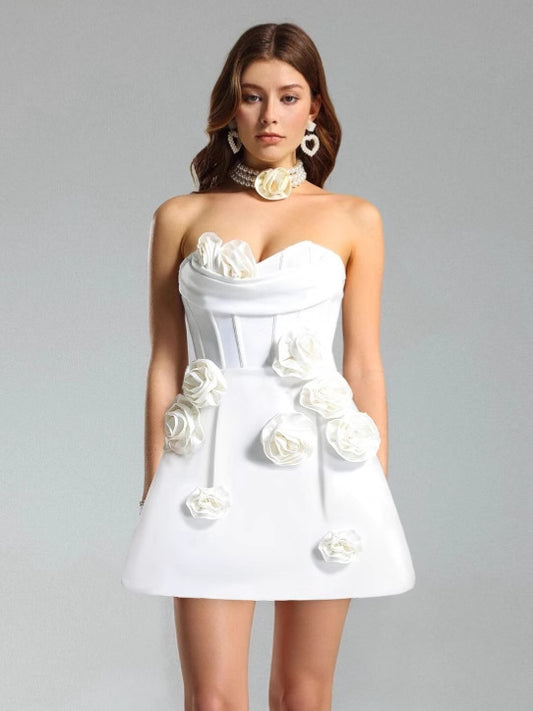 Three-dimensional flower bust - vevewholesale