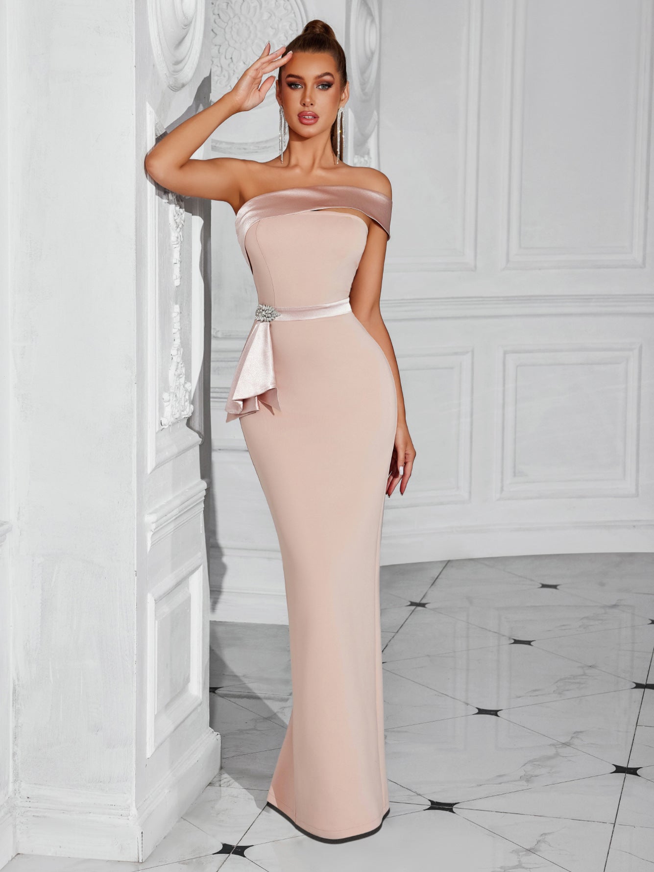 Strapless Maxi Dress - vevewholesale