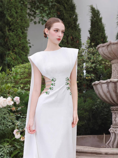 Elegantly Cut Out Maxi Dress - vevewholesale