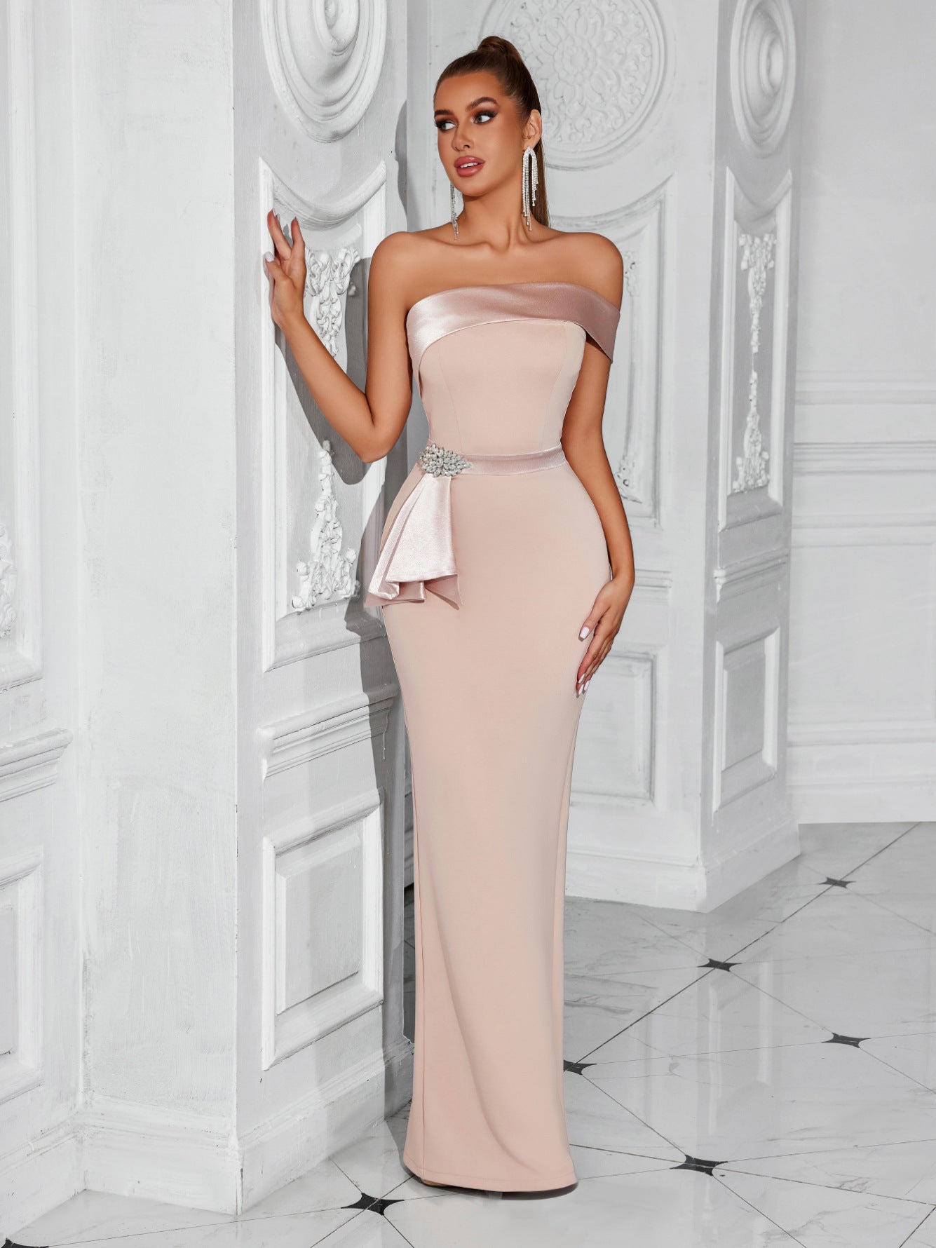 Strapless Maxi Dress - vevewholesale
