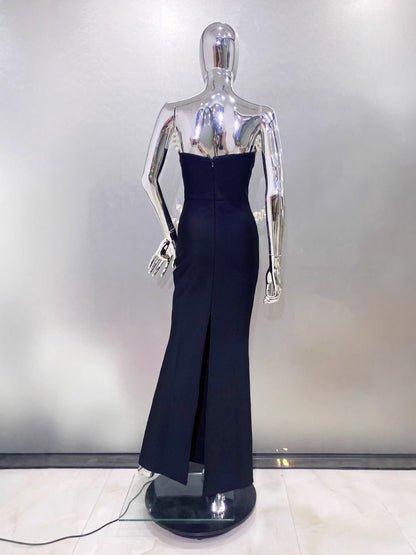 Three Dimensional Pearl Maxi Dress - vevewholesale