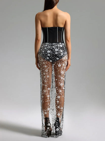 Mesh Jumpsuit Two Pieces - vevewholesale