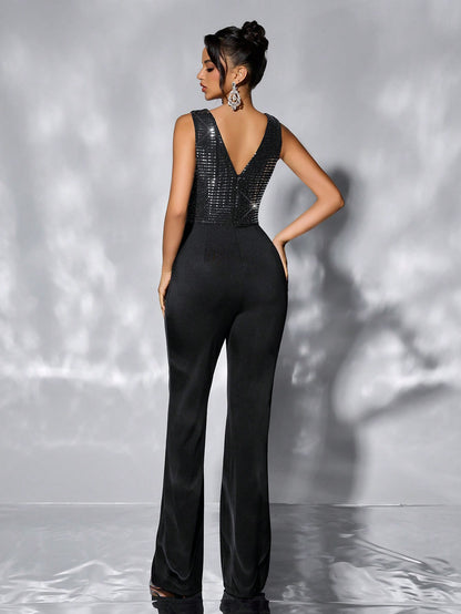 Waist-Cinching Jumpsuit