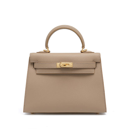 Cowhide Kelly Handbag - vevewholesale