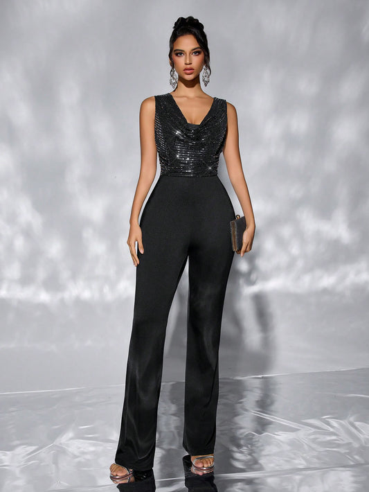 Waist-Cinching Jumpsuit