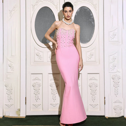 The fish tail with the chest cut-pink - vevewholesale