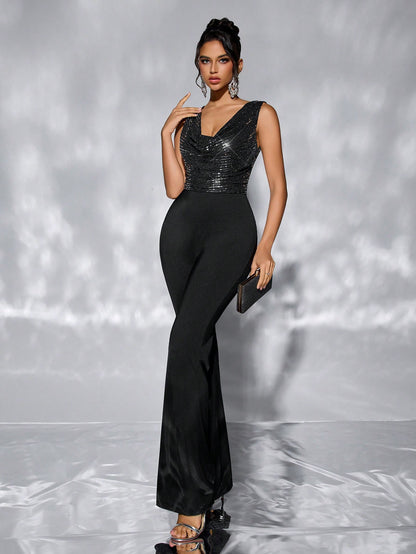 Waist-Cinching Jumpsuit