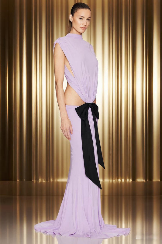 Sleeveless Fishtail Maxi Dress - vevewholesale