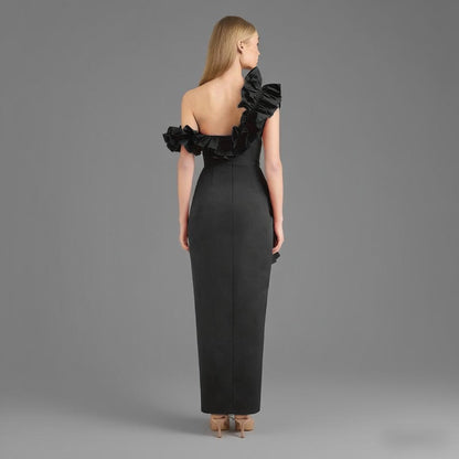 Fungus Long Dress-Black - vevewholesale