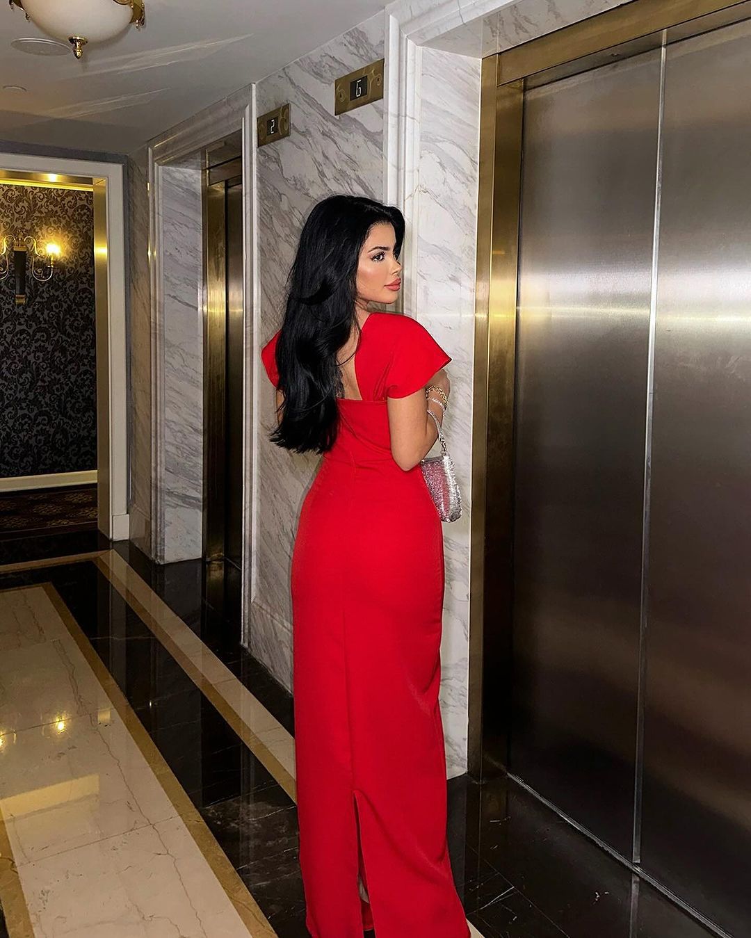 Bandage evening dress-red - vevewholesale