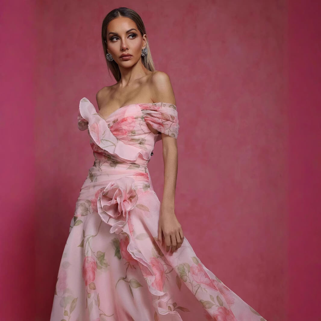 Robe longue imprimé floral