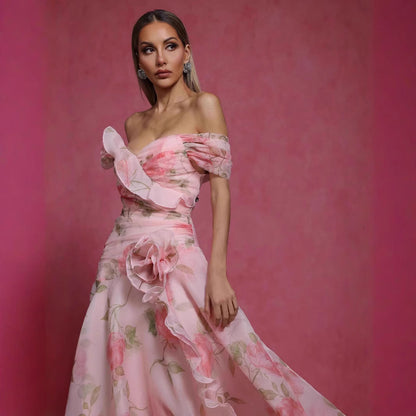 Robe longue imprimé floral