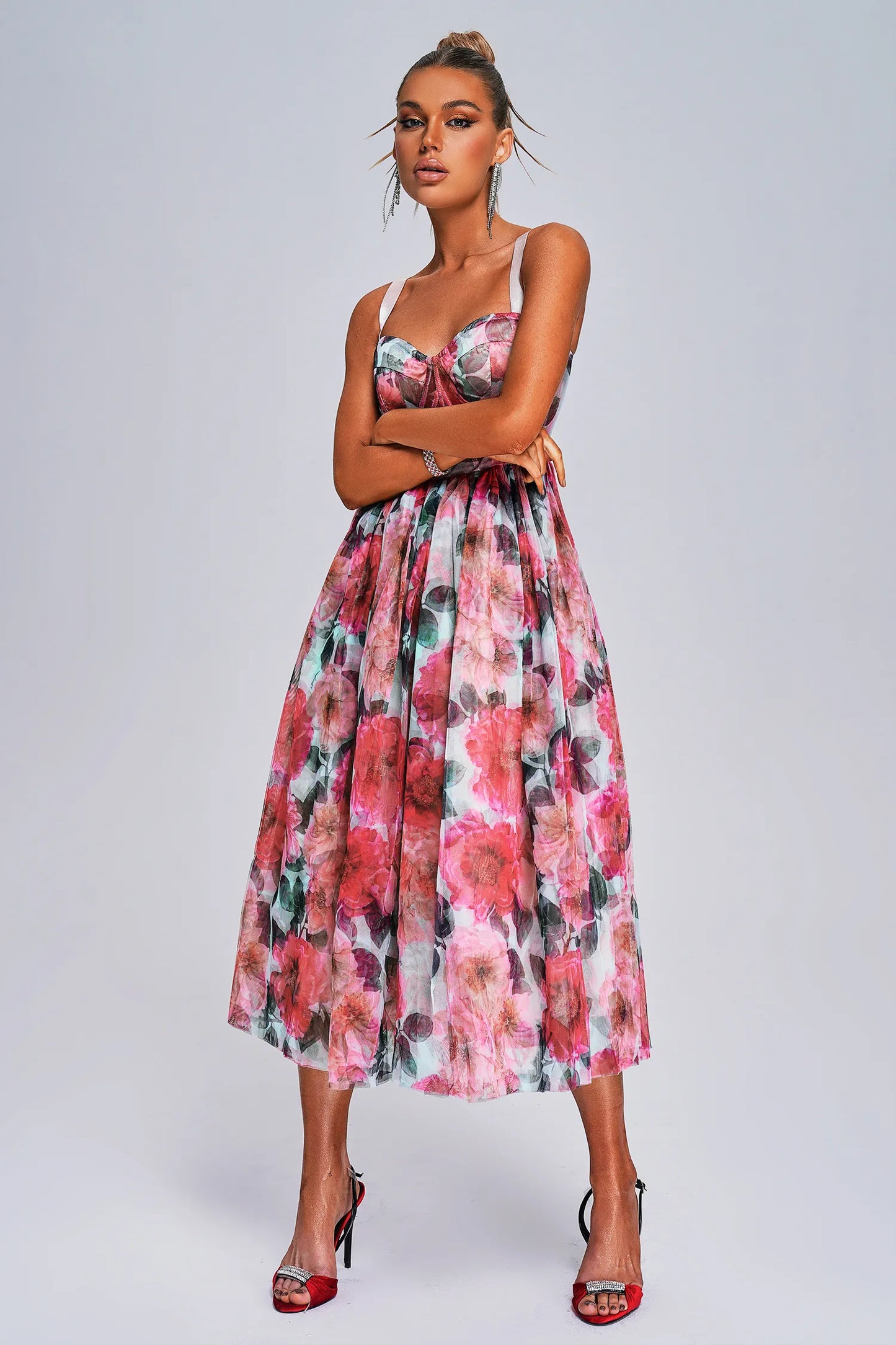 Floral Midi Dress