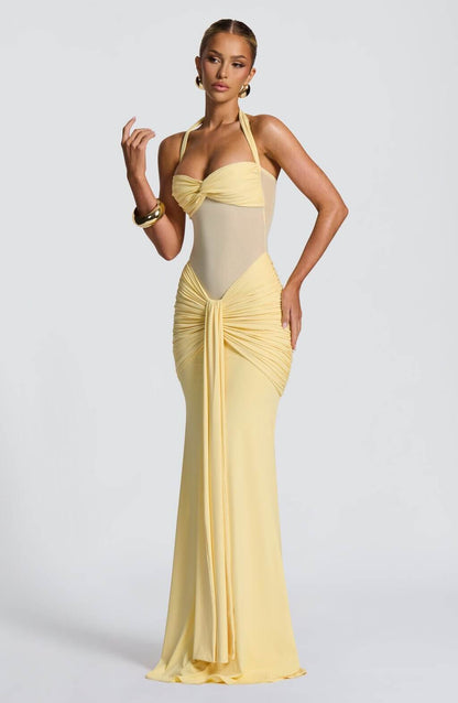 Mesh Fish-Shaped Long Dress