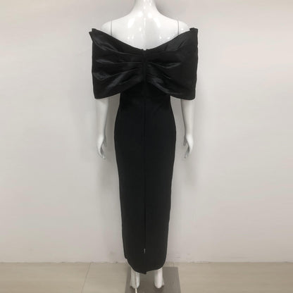 One-Shoulder Hot Diamond Bandage Dress