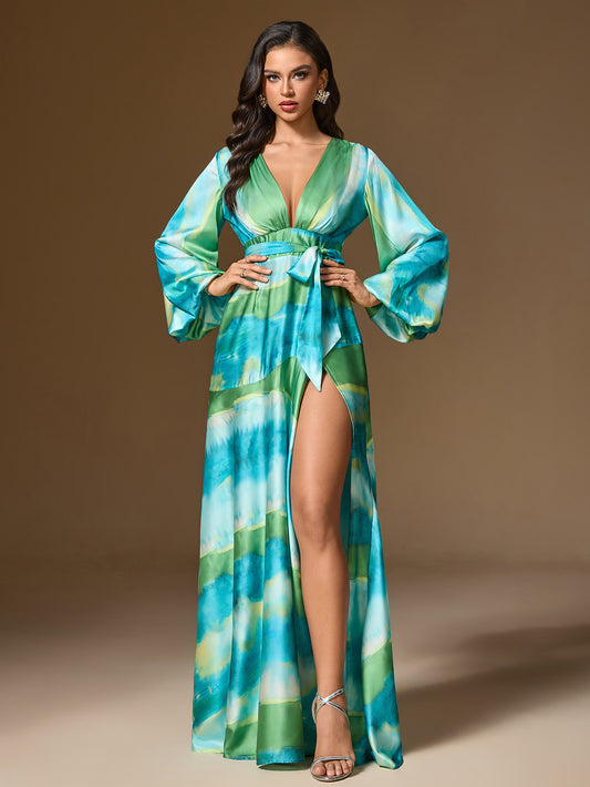 Printed Maxi Vacation Dress