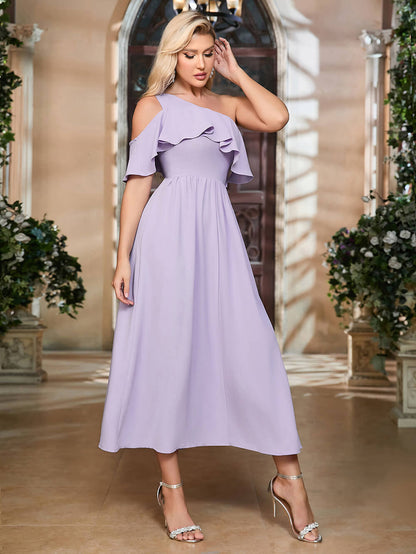 Sleeveless Large Hem Dress