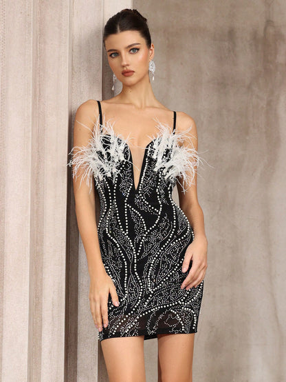 Strap Party Mini Dress